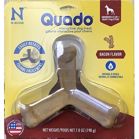 N-Bone N-bone 67570123 Dog Quado Bacon; Medium 67570123